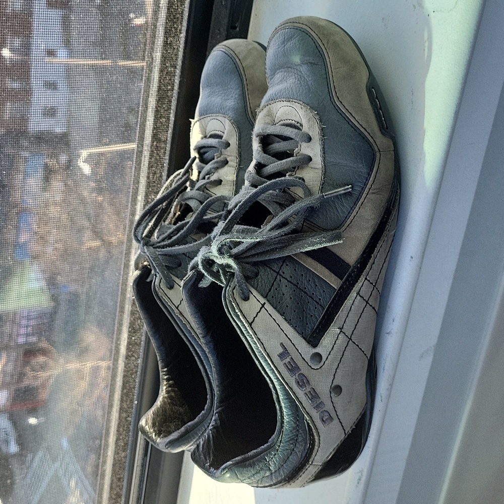 Diesel Leather Sneakers Men's Size 10.5